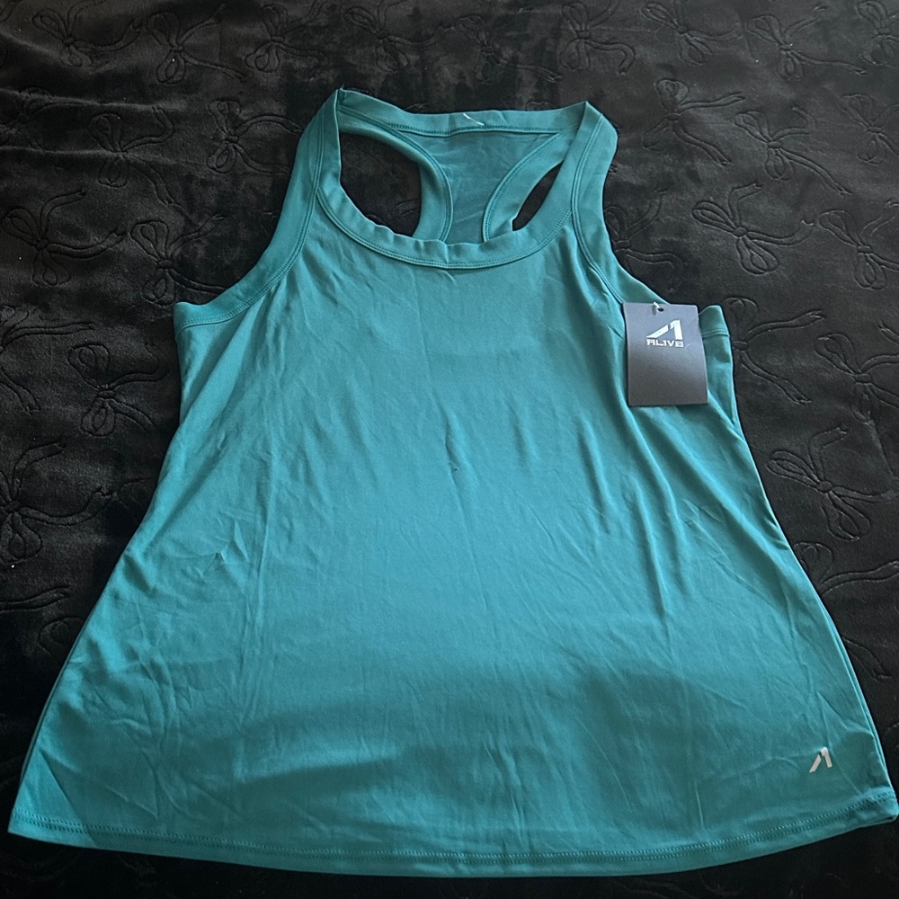 Teal Athletic Tank Top